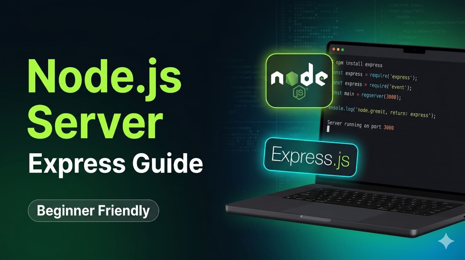 How to Create a Node.js Server Using Express Framework (Step-by-Step Guide)