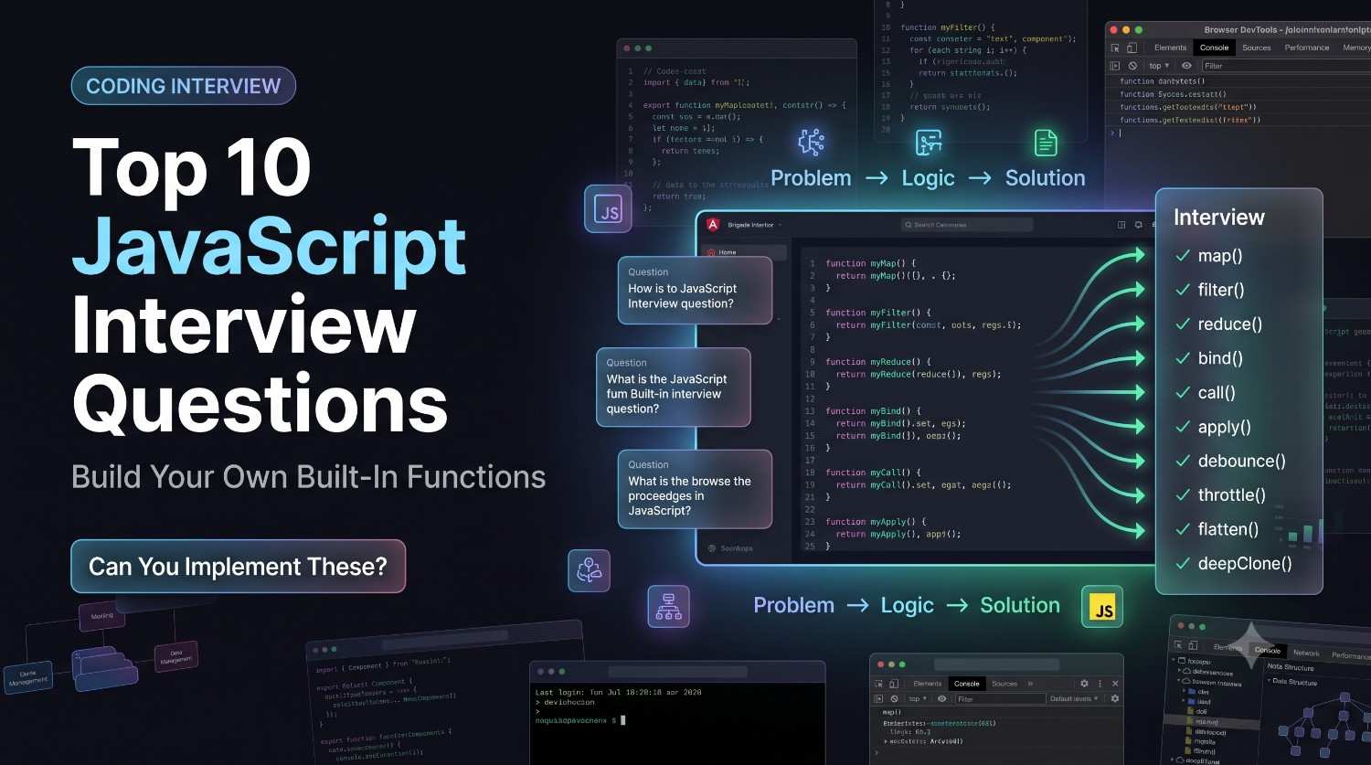 Top 10 Interview Questions for Custom Logic of Built-In Functions